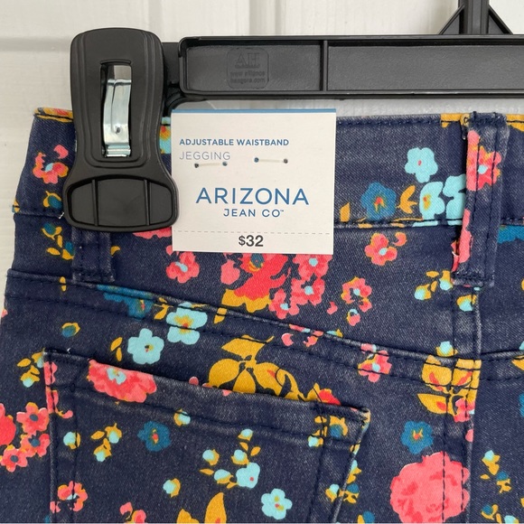 Arizona Jean Co Floral Fall Print Size 8 Jegging NWT - Picture 4 of 7